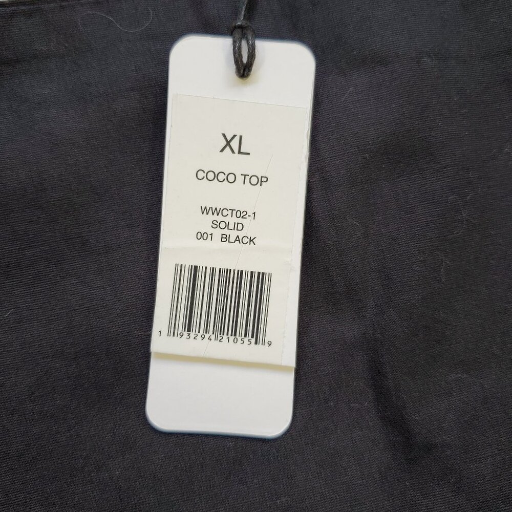 WeWoreWhat Black Coco Top XL - Picture 6 of 14